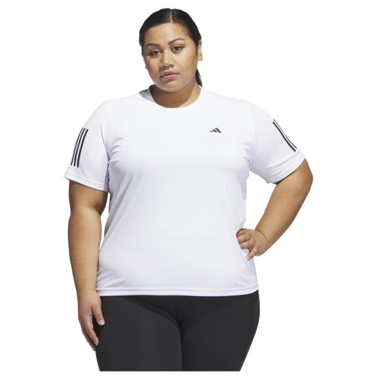 Adidas Γυναικεία κοντομάνικη μπλούζα Own The Run Tee (Plus Size)